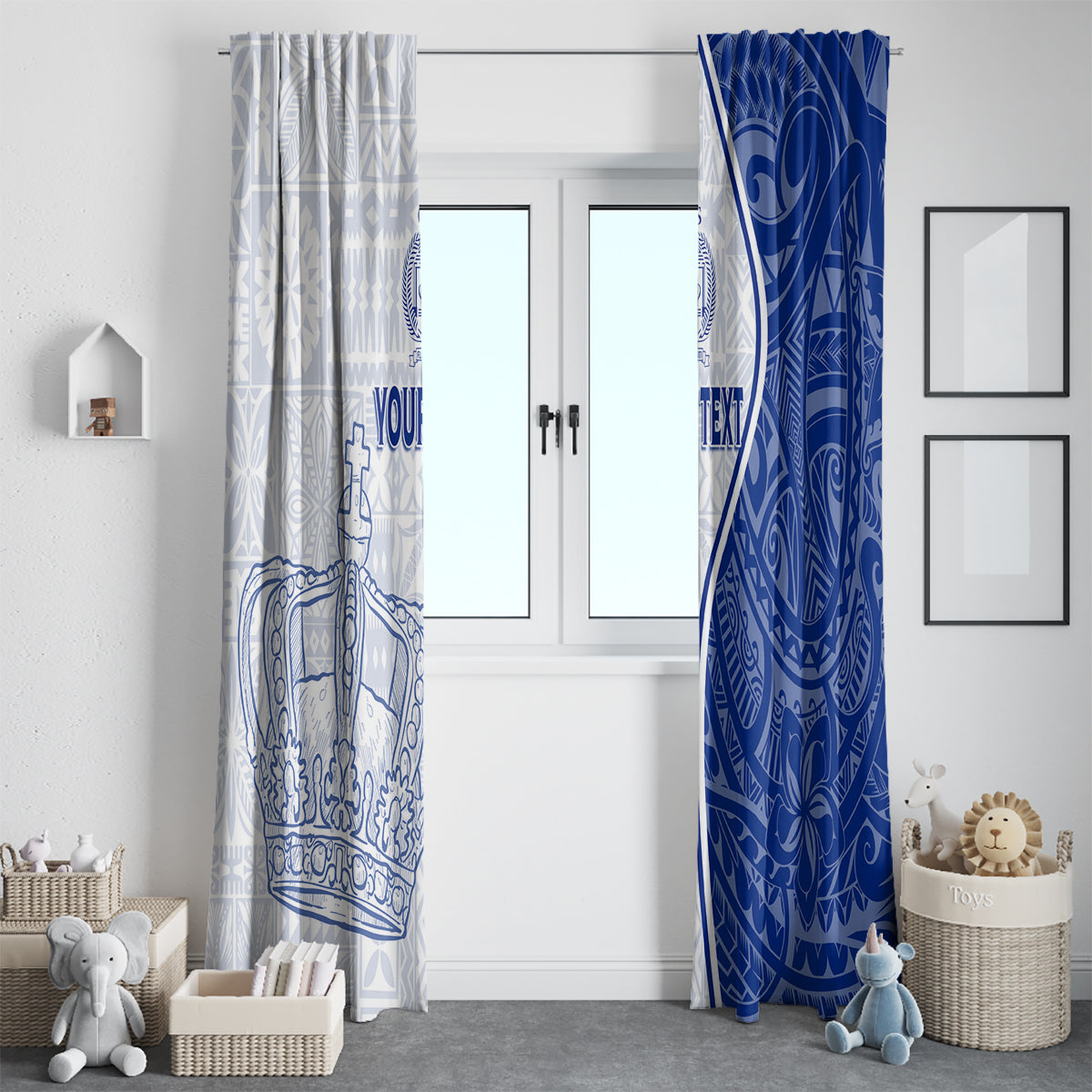 Personalised Queen Victoria School Window Curtain QVS Old Boys - Wonder Print Shop