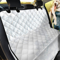 Samoa White Sunday Back Car Seat Cover Hibiscus Special LT7 - Wonder Print Shop