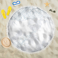 Samoa White Sunday Beach Blanket Hibiscus Special LT7 - Wonder Print Shop