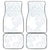 Samoa White Sunday Car Mats Hibiscus Special LT7 - Wonder Print Shop
