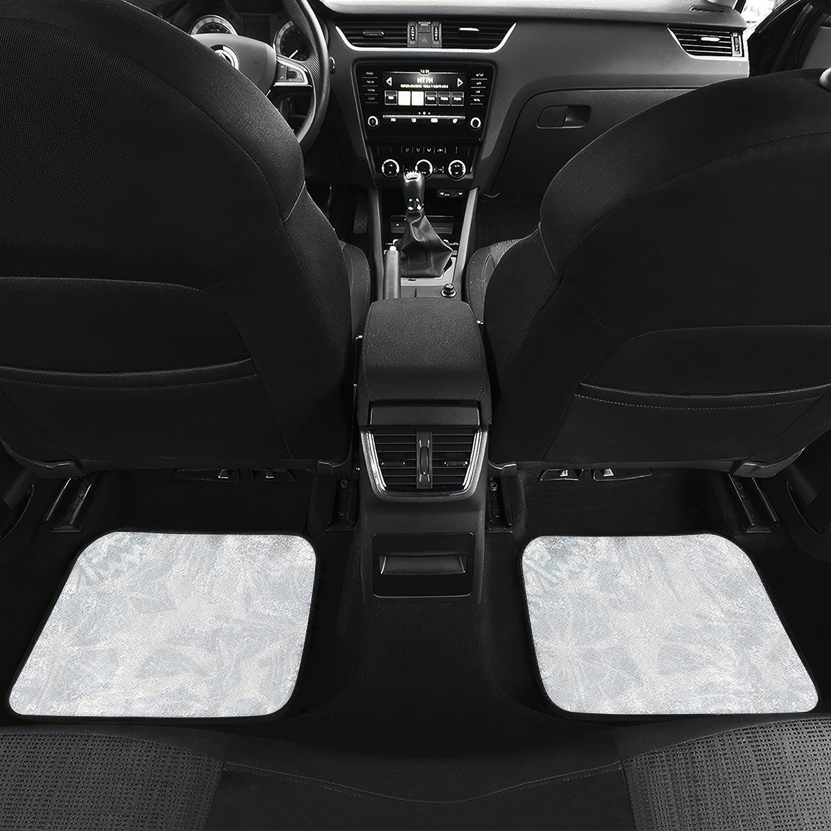 Samoa White Sunday Car Mats Hibiscus Special LT7 - Wonder Print Shop