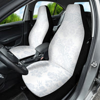 Samoa White Sunday Car Seat Cover Hibiscus Special LT7 - Wonder Print Shop
