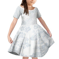 Samoa White Sunday Family Matching Mermaid Dress and Hawaiian Shirt Hibiscus Special LT7 - Wonder Print Shop