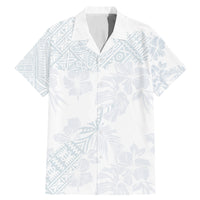 Samoa White Sunday Family Matching Mermaid Dress and Hawaiian Shirt Hibiscus Special LT7 - Wonder Print Shop