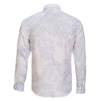 Samoa White Sunday Family Matching Short Sleeve Bodycon Dress and Hawaiian Shirt Hibiscus Special - Wonder Print Shop