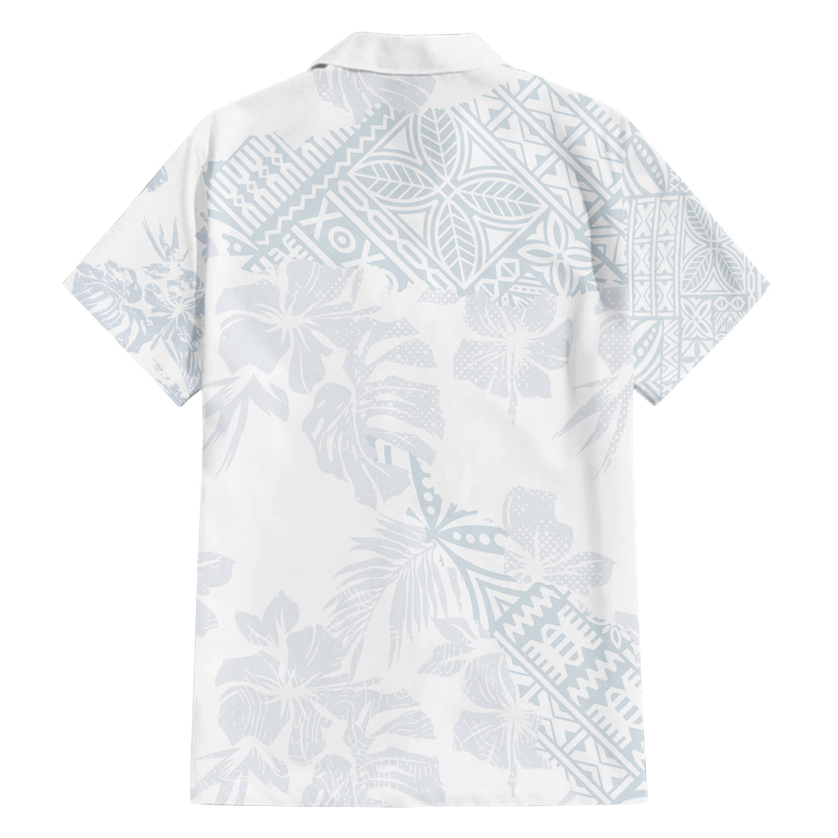 Samoa White Sunday Family Matching Summer Maxi Dress and Hawaiian Shirt Hibiscus Special - Wonder Print Shop