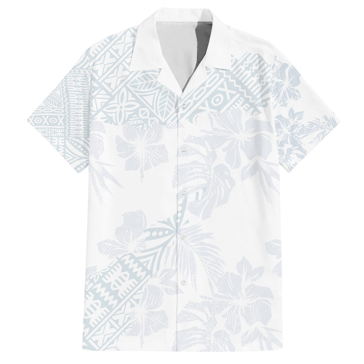 Samoa White Sunday Hawaiian Shirt Hibiscus Special - Wonder Print Shop