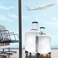 Samoa White Sunday Luggage Cover Hibiscus Special - Wonder Print Shop
