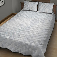 Samoa White Sunday Quilt Bed Set Hibiscus Special - Wonder Print Shop