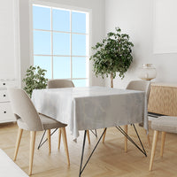 Samoa White Sunday Tablecloth Hibiscus Special - Wonder Print Shop