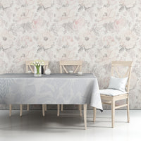 Samoa White Sunday Tablecloth Hibiscus Special - Wonder Print Shop