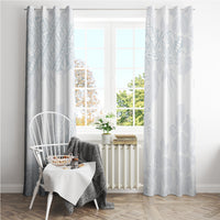 Samoa White Sunday Window Curtain Hibiscus Special - Wonder Print Shop