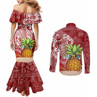 mele-kalikimaka-hawaii-christmas-couples-matching-mermaid-dress-and-long-sleeve-button-shirt-pineapple-party