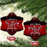 Wonder Print Christmas Ceramic Ornament Jolly Skull Merry Creepmas LT7 - Wonder Print Shop