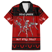 Christmas Family Matching Long Sleeve Bodycon Dress and Hawaiian Shirt Jolly Skull Merry Creepmas LT7 - Wonder Print Shop