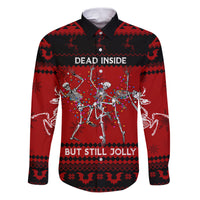 Christmas Family Matching Puletasi Dress and Hawaiian Shirt Jolly Skull Merry Creepmas - Wonder Print Shop