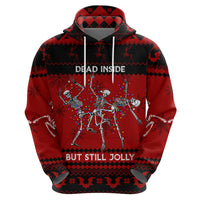 Christmas Hoodie Jolly Skull Merry Creepmas - Wonder Print Shop