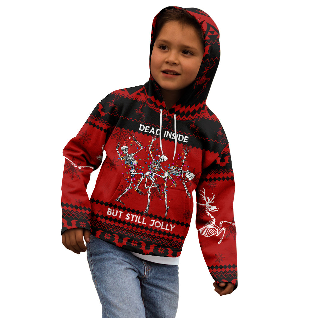 Christmas Kid Hoodie Jolly Skull Merry Creepmas - Wonder Print Shop