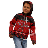 Christmas Kid Hoodie Jolly Skull Merry Creepmas - Wonder Print Shop