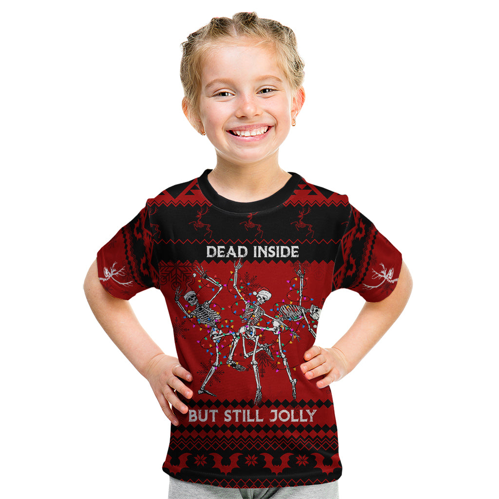 Christmas Kid T Shirt Jolly Skull Merry Creepmas - Wonder Print Shop