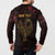 Africa Adinkra Symbol Button Sweatshirt Sankofa Bird - Cosmic Red LT7 - Wonder Print Shop