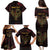 Africa Adinkra Symbol Family Matching Puletasi and Hawaiian Shirt Sankofa Bird - Cosmic Red - Wonder Print Shop
