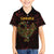Africa Adinkra Symbol Family Matching Puletasi and Hawaiian Shirt Sankofa Bird - Cosmic Red - Wonder Print Shop