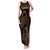 Africa Adinkra Symbol Family Matching Tank Maxi Dress and Hawaiian Shirt Sankofa Bird - Cosmic Red - Wonder Print Shop
