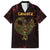 Africa Adinkra Symbol Hawaiian Shirt Sankofa Bird - Cosmic Red - Wonder Print Shop