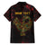 Africa Adinkra Symbol Hawaiian Shirt Sankofa Bird - Cosmic Red - Wonder Print Shop