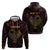 Africa Adinkra Symbol Hoodie Sankofa Bird - Cosmic Red - Wonder Print Shop