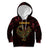 Africa Adinkra Symbol Kid Hoodie Sankofa Bird - Cosmic Red - Wonder Print Shop