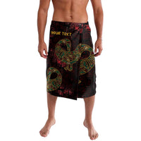 Africa Adinkra Symbol Lavalava Sankofa Bird - Cosmic Red - Wonder Print Shop