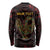 Africa Adinkra Symbol Long Sleeve Shirt Sankofa Bird - Cosmic Red - Wonder Print Shop