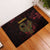 Africa Adinkra Symbol Rubber Doormat Sankofa Bird - Cosmic Red - Wonder Print Shop