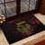Africa Adinkra Symbol Rubber Doormat Sankofa Bird - Cosmic Red - Wonder Print Shop
