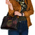 Africa Adinkra Symbol Shoulder Handbag Sankofa Bird - Cosmic Red