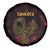 Africa Adinkra Symbol Spare Tire Cover Sankofa Bird - Cosmic Red - Wonder Print Shop