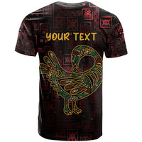 Africa Adinkra Symbol T Shirt Sankofa Bird - Cosmic Red - Wonder Print Shop