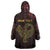 Africa Adinkra Symbol Wearable Blanket Hoodie Sankofa Bird - Cosmic Red - Wonder Print Shop