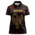 Africa Adinkra Symbol Women Polo Shirt Sankofa Bird - Cosmic Red - Wonder Print Shop