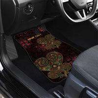 Africa Adinkra Symbol Car Mats Sankofa Heart - Cosmic Red LT7 - Wonder Print Shop