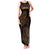 Africa Adinkra Symbol Family Matching Tank Maxi Dress and Hawaiian Shirt Sankofa Heart - Cosmic Red - Wonder Print Shop