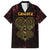 Africa Adinkra Symbol Hawaiian Shirt Sankofa Heart - Cosmic Red - Wonder Print Shop