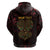 Africa Adinkra Symbol Hoodie Sankofa Heart - Cosmic Red - Wonder Print Shop