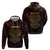 Africa Adinkra Symbol Hoodie Sankofa Heart - Cosmic Red - Wonder Print Shop