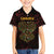 Africa Adinkra Symbol Kid Hawaiian Shirt Sankofa Heart - Cosmic Red - Wonder Print Shop