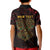 Africa Adinkra Symbol Kid Polo Shirt Sankofa Heart - Cosmic Red - Wonder Print Shop