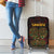 Africa Adinkra Symbol Luggage Cover Sankofa Heart - Cosmic Red - Wonder Print Shop