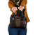 Africa Adinkra Symbol Shoulder Handbag Sankofa Heart - Cosmic Red